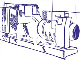 ДЭС (ДГУ) ЭТРО АД 400-Т400  изготовлены с двигателем Doosan P158LD от российского производителя завода «Электроагрегат» Дизель-генераторы ЭТРО в Махачкале АД400-Т400 с двигателем Doosan P158LD от российского производителя